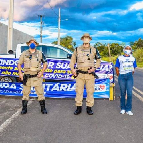 PM segue com OperaÃÂ§ÃÂ£o HÃÂ³rus Barreira SanitÃÂ¡ria na regiÃÂ£o Norte do Estado