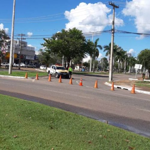 Para conter aglomeraÃÂ§ÃÂµes, Avenida JK ÃÂ© interditada pelos agentes de TrÃÂ¢nsito e Transporte da Sesmu