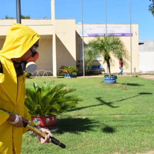 Centros de SaÃÂºde da Comunidade de Palmas estÃÂ£o sendo descontaminados