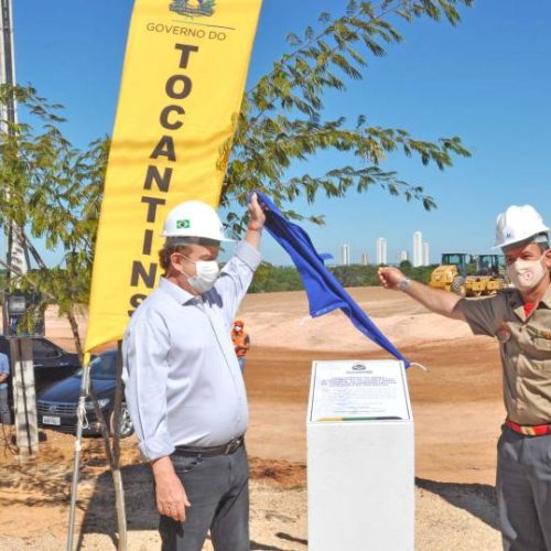 LanÃÂ§ada pedra fundamental da obra de construÃÂ§ÃÂ£o do novo quartel para o Corpo de Bombeiros Militar