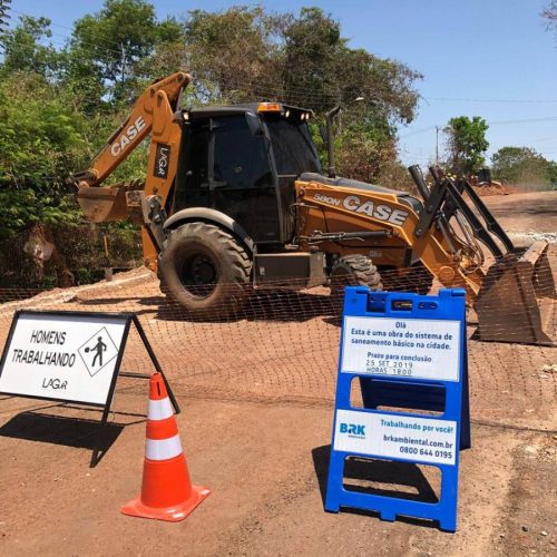 Confira o cronograma de obras de esgoto em Gurupi para a semana de 6 ÃÂ  11 de julho