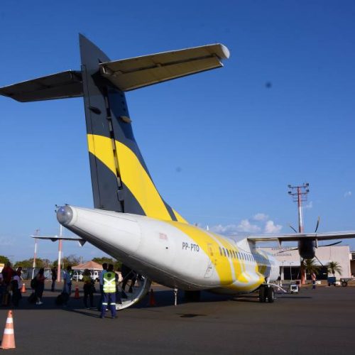 Voos retornam neste domingo com medidas sanitÃÂ¡rias no aeroporto regional de AraguaÃÂ­na