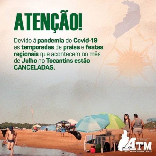 ATM aborda em campanha nas redes sociais a decisÃÂ£o de dezenas de MunicÃÂ­pios em nÃÂ£o realizar temporada de praias