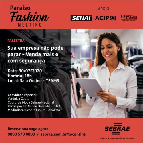 ParaÃÂ­so Fashion Meeting serÃÂ¡ apresentado aos empresÃÂ¡rios locais nesta quinta-feira, 30