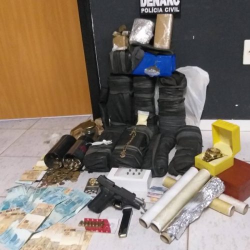 PolÃÂ­cia Civil apreende mais de 16 kg de drogas e prende quatro traficantes no norte do Estado