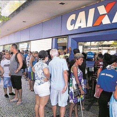 Caixa EconÃÂ´mica Federal paga parcela do auxÃÂ­lio emergencial para nascidos no mÃªs de maio