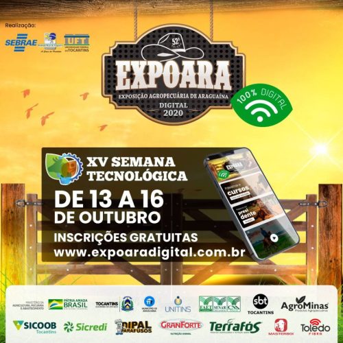 InscriÃÂ§ÃÂµes abertas para participar da Expoara Digital