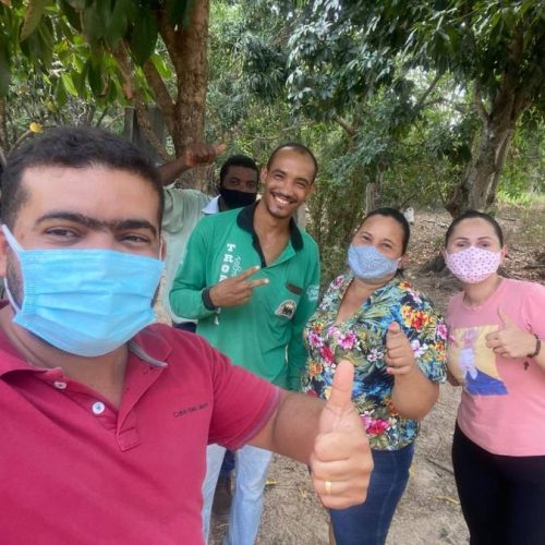 Caravana do 15: Leonardo Almeida e Marilene do MajÃÂ³ visitam Vila Tancredo e Aroeira