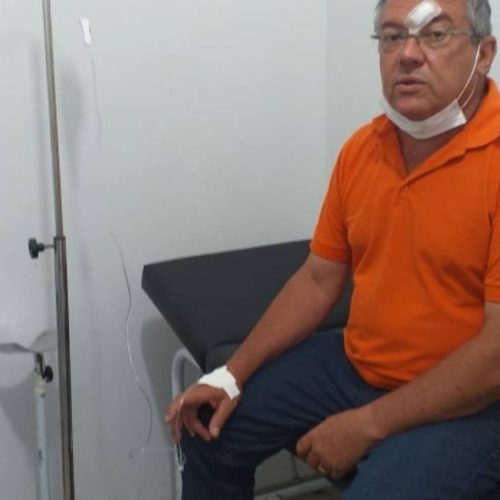 Urgente: Candidato a prefeito de TocantinÃÂ³polis SalomÃÂ£o Barros ÃÂ© agredido por adversÃÂ¡rios