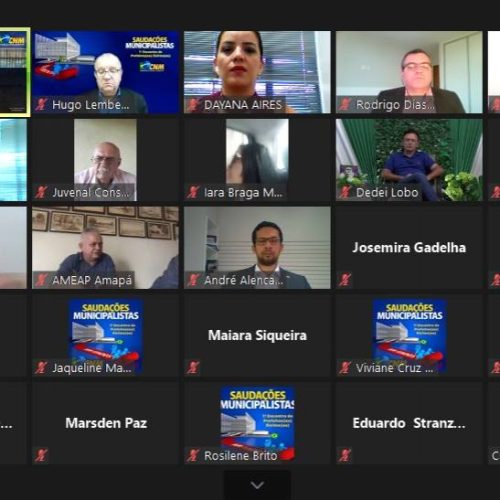 Mobilizados pela ATM, prefeitos e prefeitas eleitas do Tocantins participam de encontro online