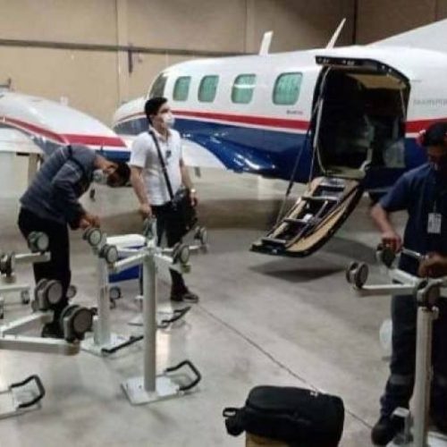 Governo do Tocantins, freta aviÃÂ£o para buscar 10 respiradores no GoiÃÂ¡s