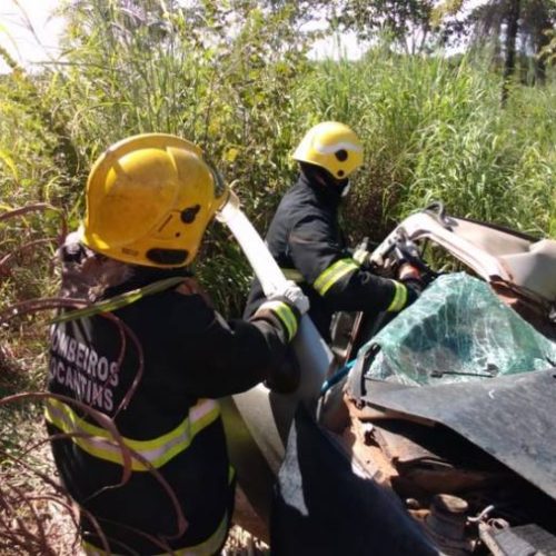 Homem vai a óbito após bater de frente com caminhão na TO-335  entre Colinas e Palmeirante