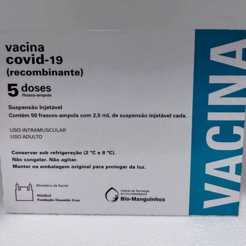 Remessa com 30,1 mil doses de imunizantes contra a Covid-19, chegam ao Tocantins, nesta sexta-feira, 30