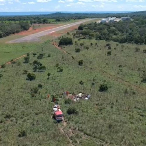 FAB libera destroços de avião que caiu com jogadores do Palmas Futebol e Regatas