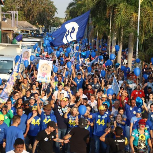 Josi Nunes lidera caminhada histórica em Gurupi, reunindo mais de 3 mil apoiadores