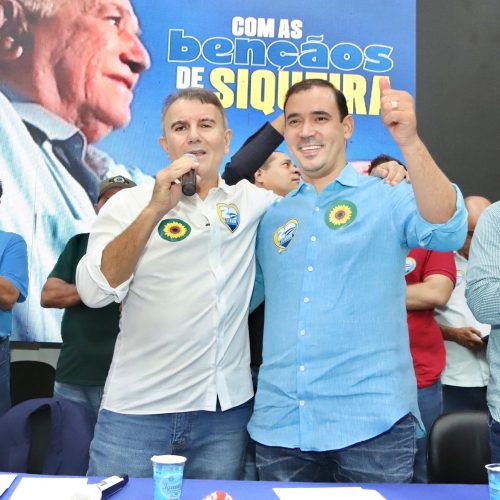 Eduardo Siqueira Campos recebe apoio de Vicentinho Júnior - Divulgação