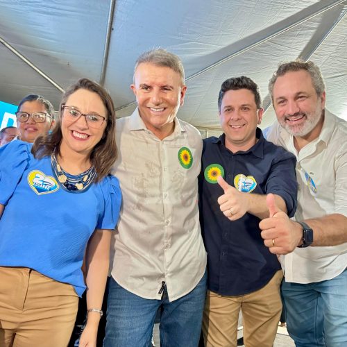 Deputada Renata Abreu, Eduardo Siqueira e Tiago Dimas (Crédito: Assessoria de Imprensa/Eduardo Siqueira)