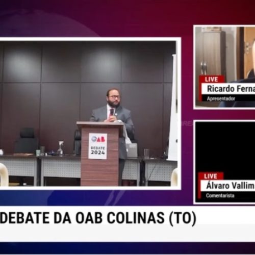 Live do Diário Tocantinense comenta o debate 