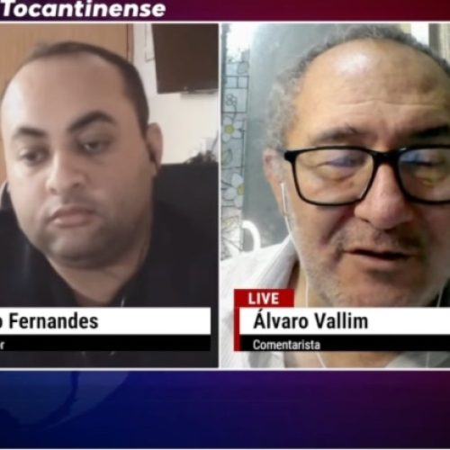 Ricardo Fernandes e Alvaro Vallim destacam que a candidata Professora Raimundinha (MDB) apresenta suas propostas para a saúde de Colinas do Tocantins durante debate promovido pela OAB.